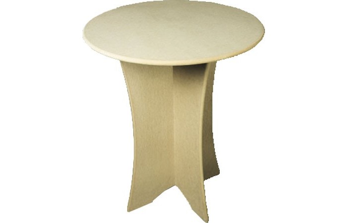 Tavolo con 2 cavalletti pieghevoli in legno di pinoLISOTTISHOP