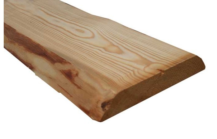 Tavole di legno massello con corteccia